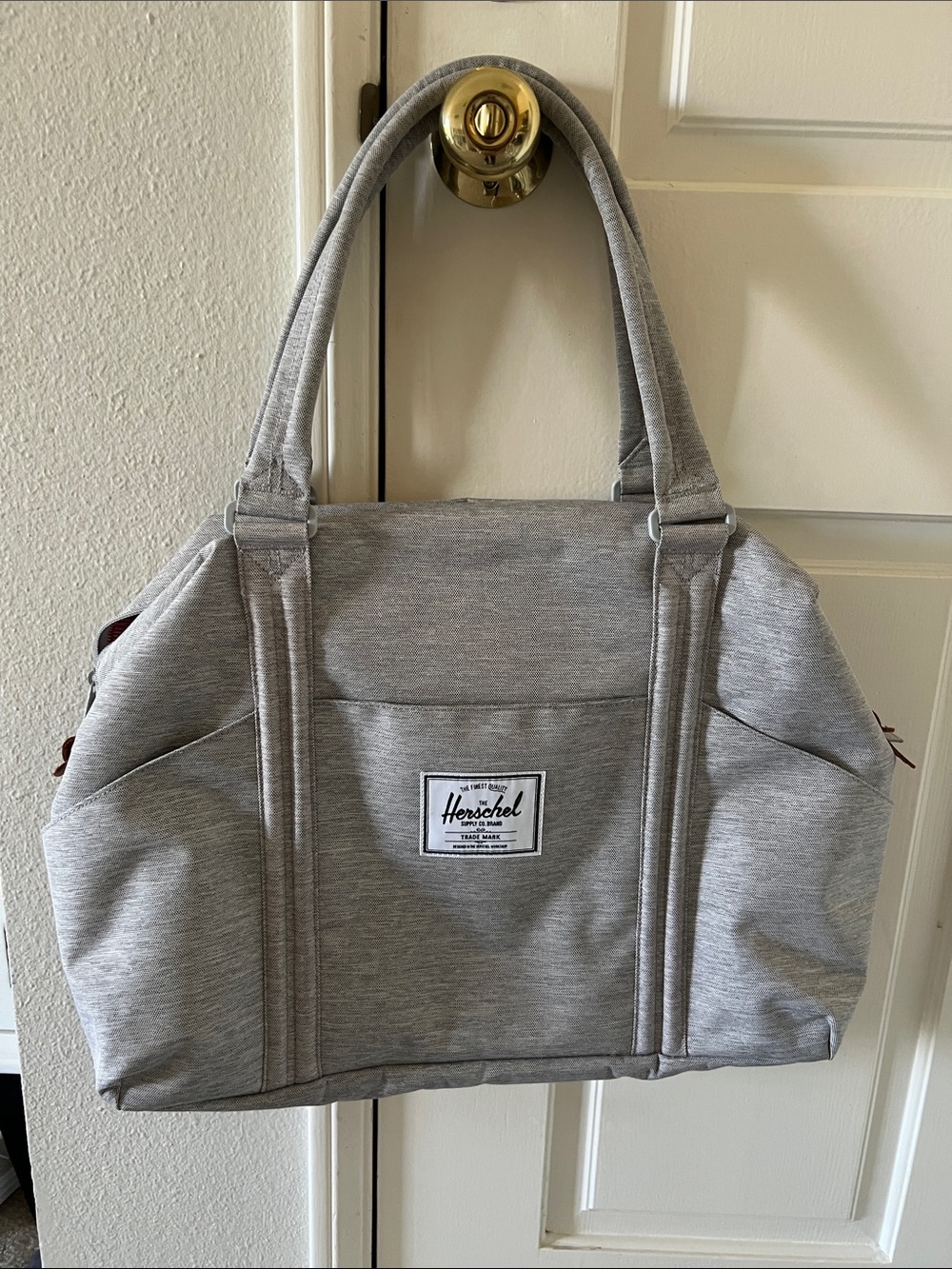Herschel Supply Company Light Heather Gray Women's Duffel - Picture 2 of 4